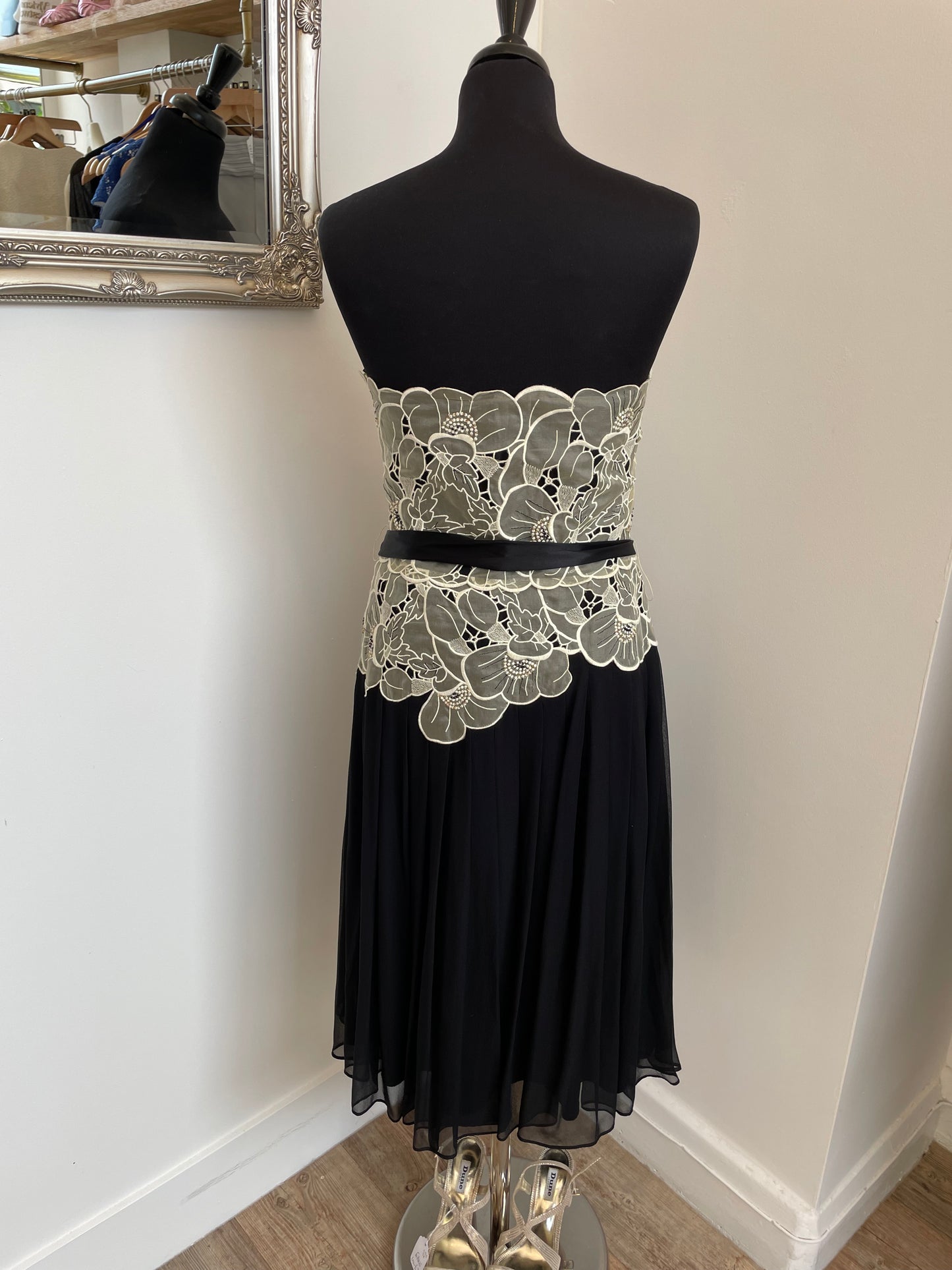 Coast strapless midi dress size 12