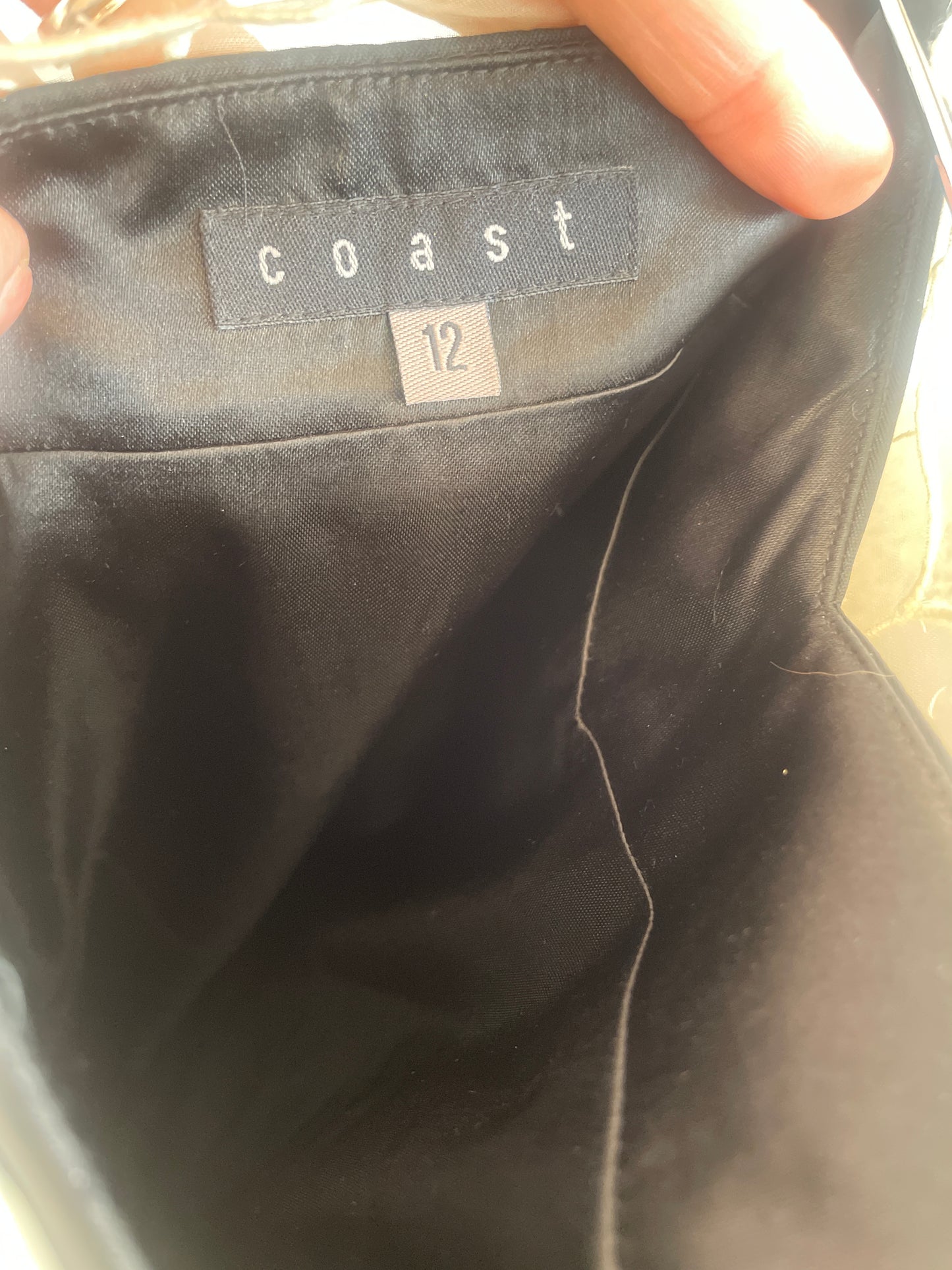 Coast strapless midi dress size 12