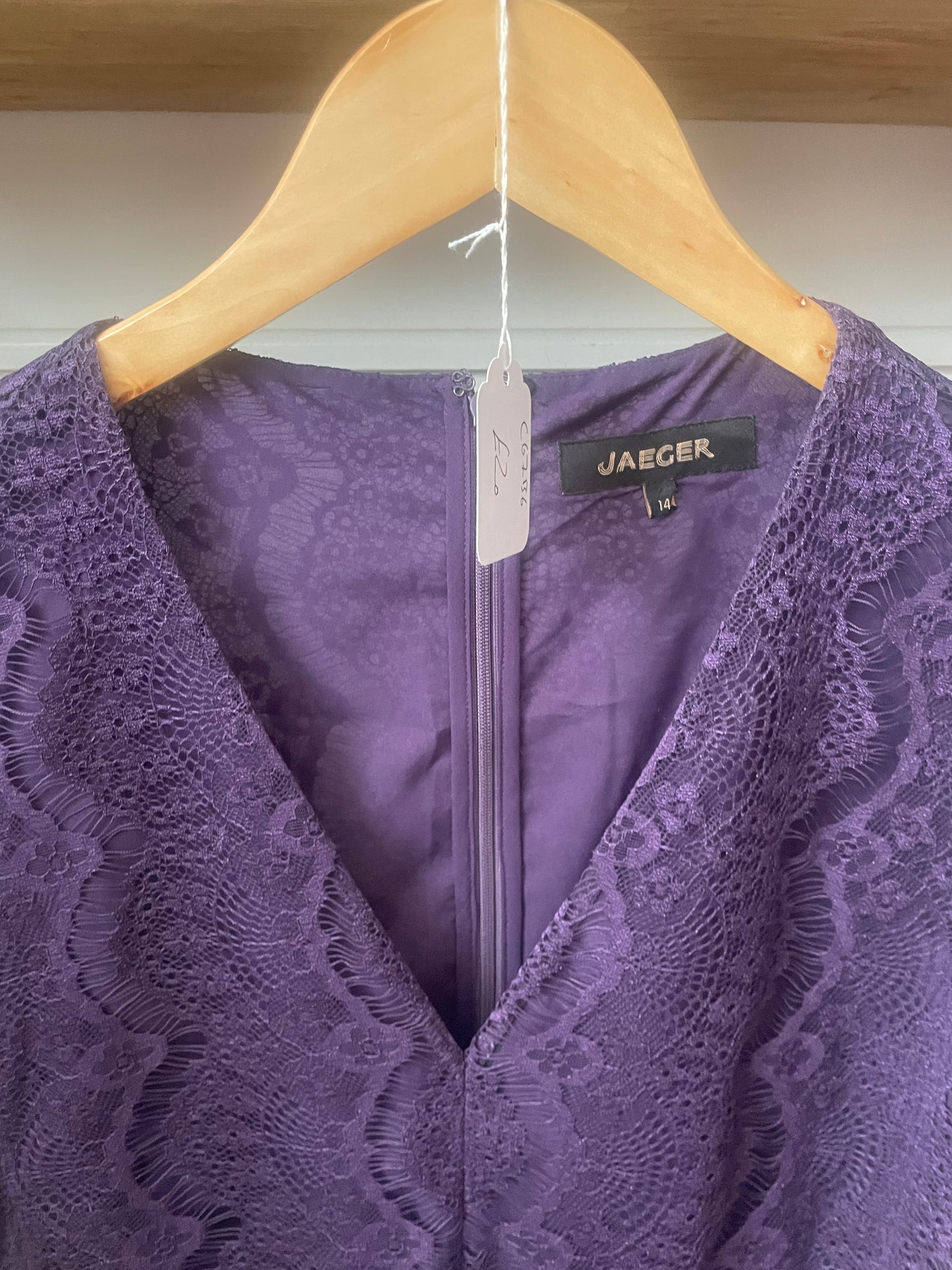 Jaegar lace top size 14