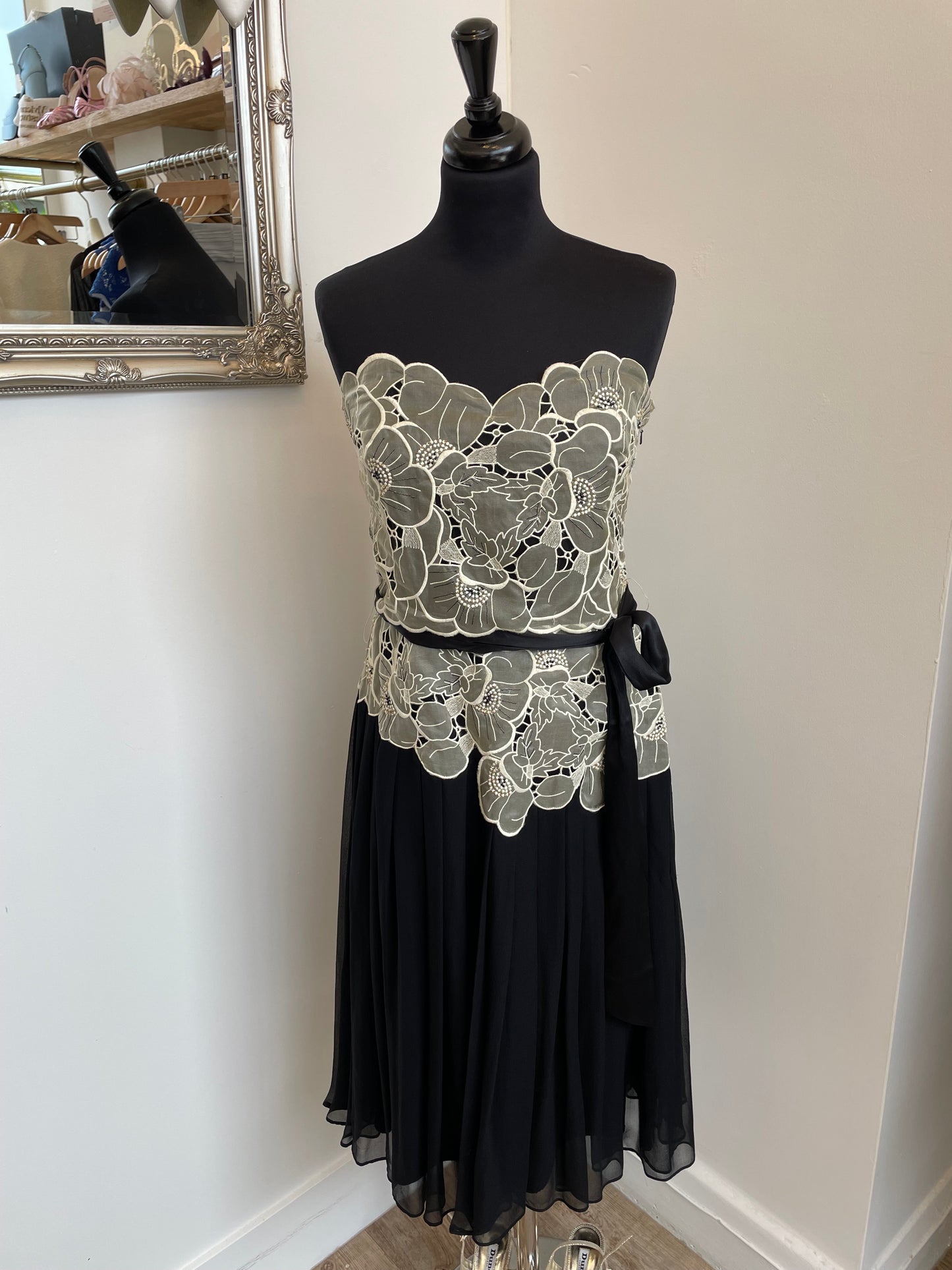 Coast strapless midi dress size 12