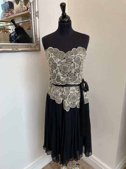 Coast strapless midi dress size 12
