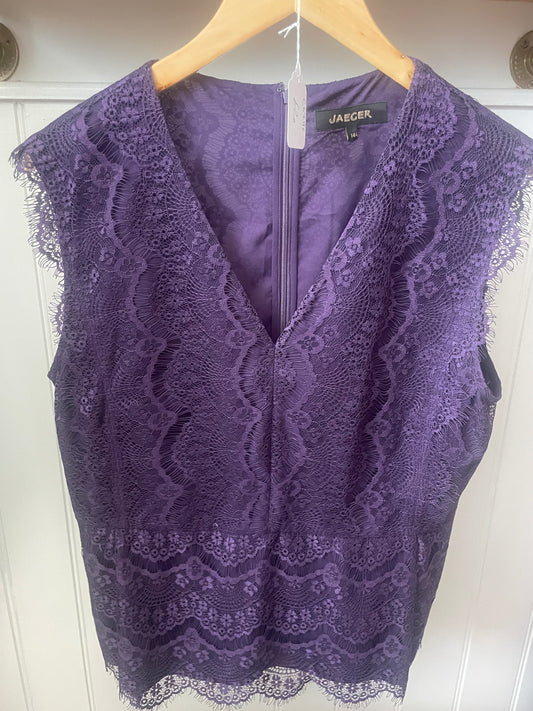 Jaegar lace top size 14