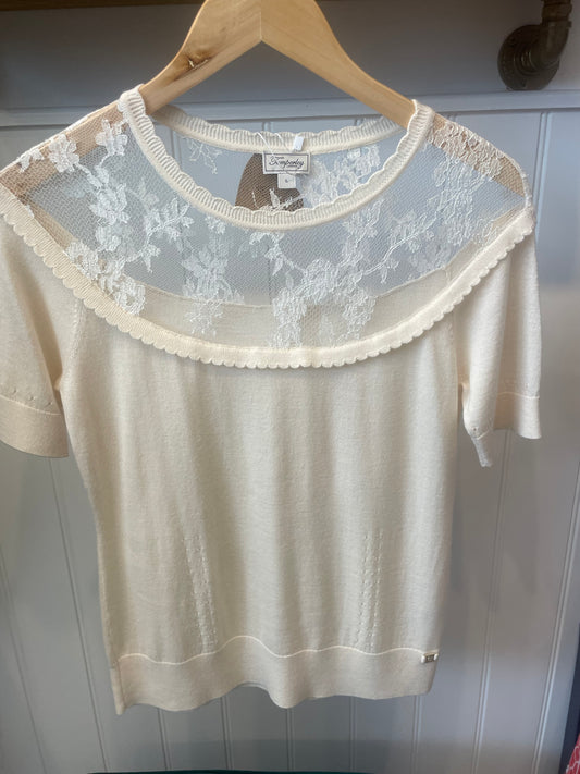 Temperley London wool, silk & cashmere fine knit size L